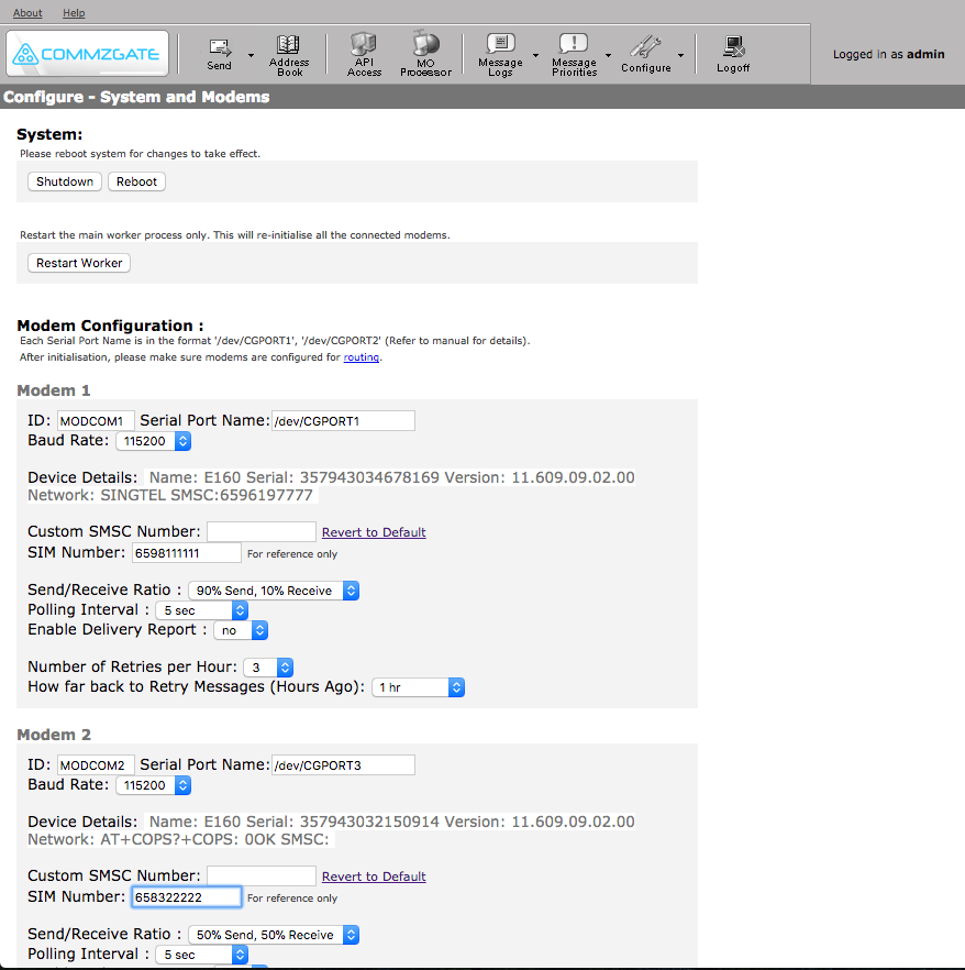 Configuration Options